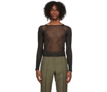 Black Spacer Sweater