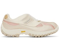 Beige & Pink Neo Sneakers