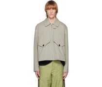 Gray & Yellow Murad Jacket