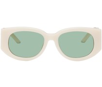 Off-White Round Sunglasses