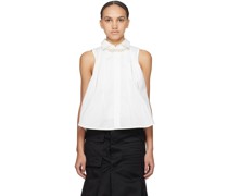 Off-White Pleated Shirt
