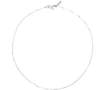 Silver Bar Chain Necklace