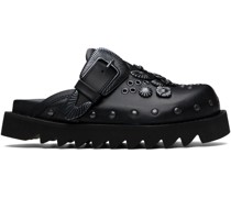 SSENSE Exclusive Black Leather Loafers