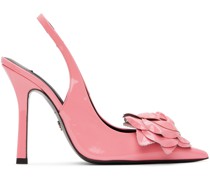 Pink Decor Rose Heels