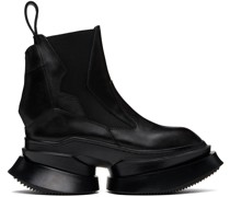 Black Side-Gore Shell Chelsea Boots