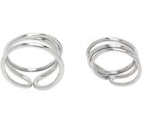 Silver Bend In The River Ring Set