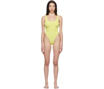 Yellow Scrunch Ruby One-Piece Swimsuit