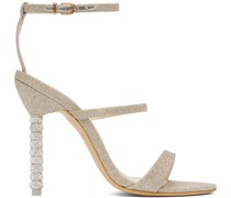 Gold Rosalind Heeled Sandals