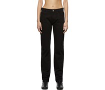 Black Smiley Edition Slim-Fit Jeans
