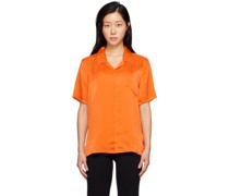 Orange Camp Shirt