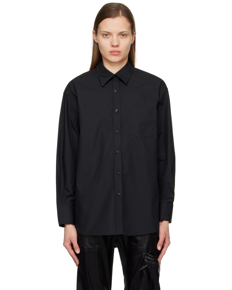 Filippa K Damen Black Sammy Shirt