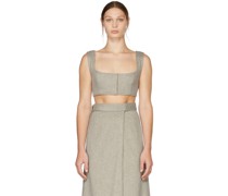 Beige Cashmere Tank Top
