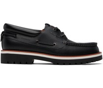 Black Benson Boat Shoes