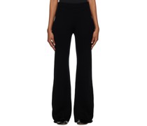 Black Flared Lounge Pants