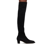 Black Lupasca Tall Boots