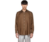 SSENSE Exclusive Brown Shirt