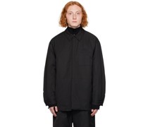 Black Quilted Reversible Jacket