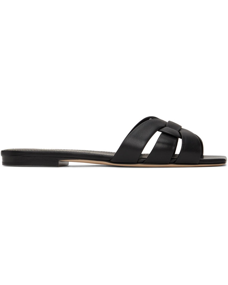 saint laurent culver nu pieds suede sandals