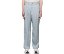 Gray Deconstructed Trousers