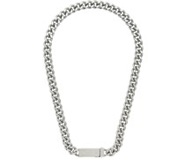 Silver Couch Talks Chained Choker Necklace