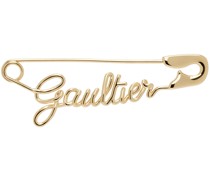 Gold 'The Gaultier Safety Pin' Single Earring
