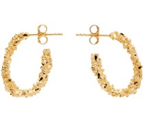 SSENSE Exclusive Gold VC003 Small Hoop Earrings