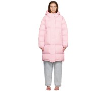 Pink Oversized Puffer Coat