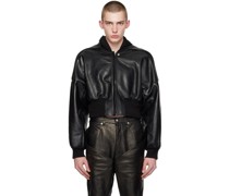 Black Flight Leather Jacket