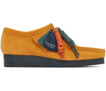 Yellow & Blue Wallabee Oxfords