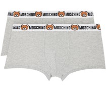 Two-Pack Gray Underbear Boxers