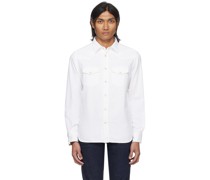 White Western Denim Shirt