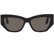 Black Sculptural Sunglasses