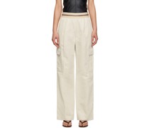 Taupe Pull-On Trousers