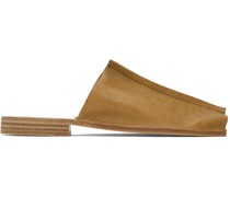 Tan No.7 Babouche Sandals