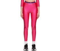 Pink Shiny Leggings