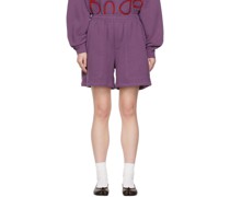 Purple Gym Rugby Shorts