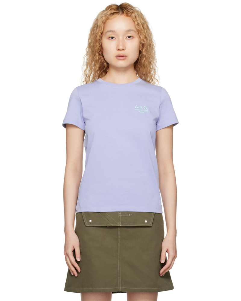A.P.C. Damen Purple Denise T-Shirt