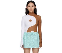 SSENSE Exclusive White & Brown Presente Bodysuit