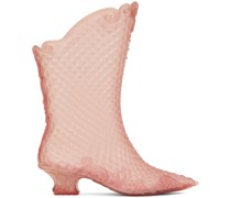 Pink Melissa Edition Court Boots