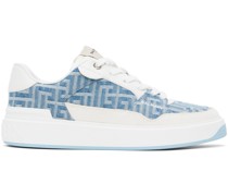 Blue & White B-Court Flip Denim Sneakers
