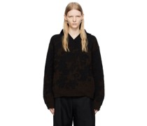 Black & Brown Jacquard Polo