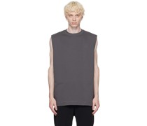 Gray Crewneck Tank Top