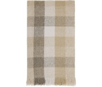 Beige Handwoven Scarf