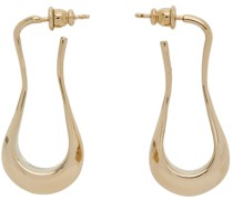 Gold Short Drop Earrings
