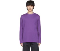 Purple Cotton Long Sleeve T-Shirt