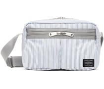 White PORTER Edition Check 3-Layer Messenger Bag