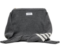 Gray 4-Bar Sweater Bag