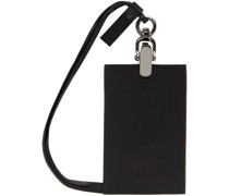 Black discord Leather Pouch