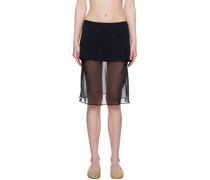 Black Bisou Miniskirt