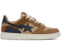 Brown & Navy SK8 Sta #4 M1 Sneakers